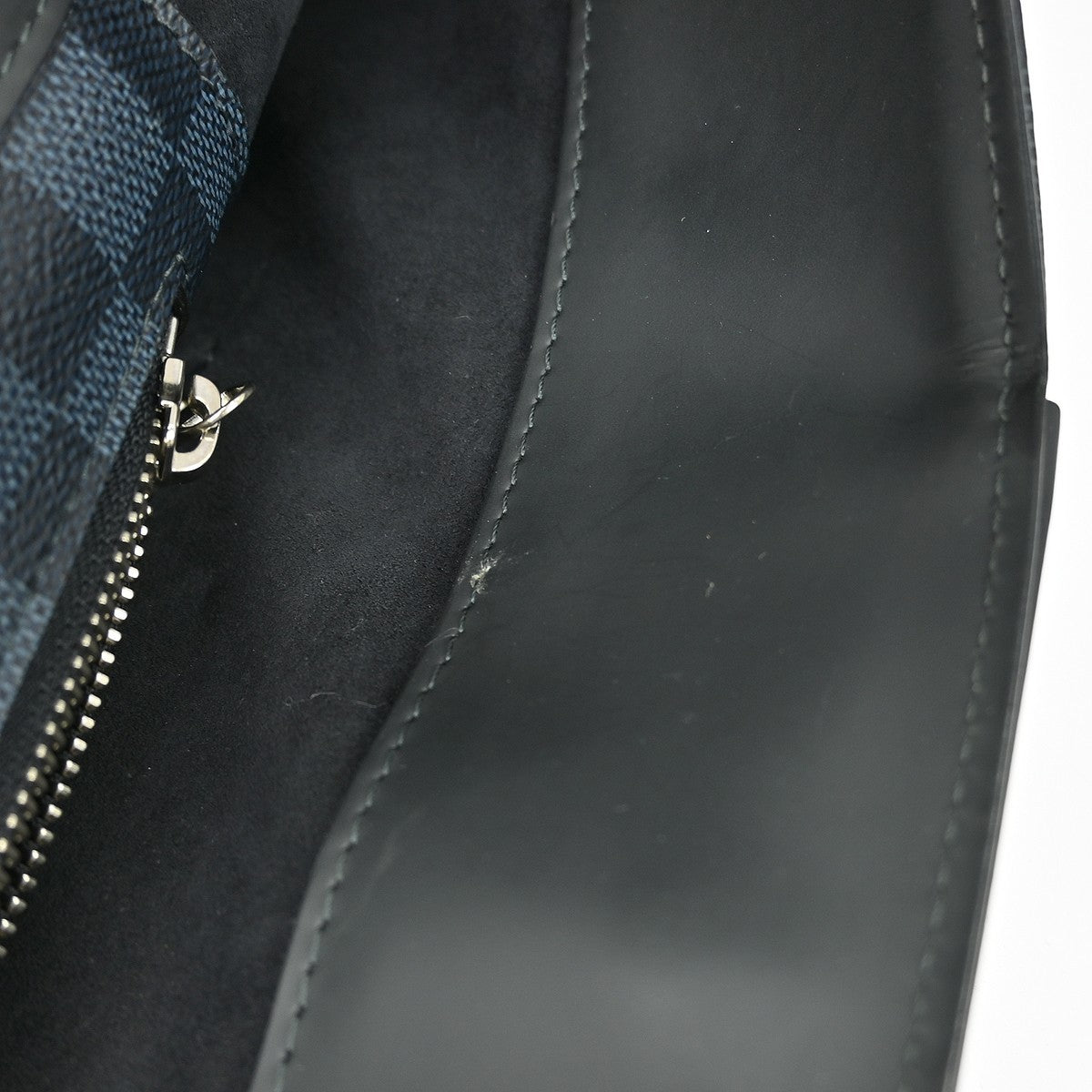 Louis Vuitton Cabas Voyage Damier Cobalt, Black, Canvas, Tote Bag