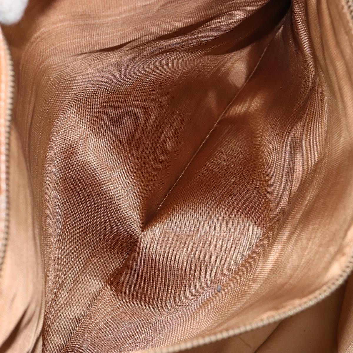 Celine Macadam Shoulder Bag PVC Leather, BEIGE, CANVAS, Shoulder bag