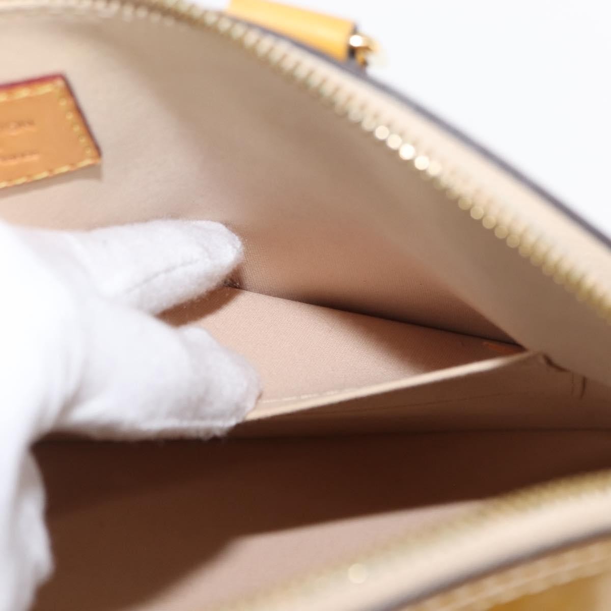 Louis Vuitton Alma Handbag Patent Leather, BEIGE, PATENT_LEATHER, Handbag