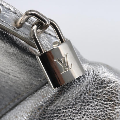 Louis Vuitton Suhali Lockit Handbag Leather, SILVER, LEATHER, Handbag