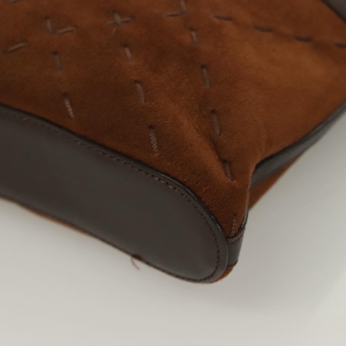 Burberry Vintage Handbag Leather, BROWN, LEATHER, Handbag