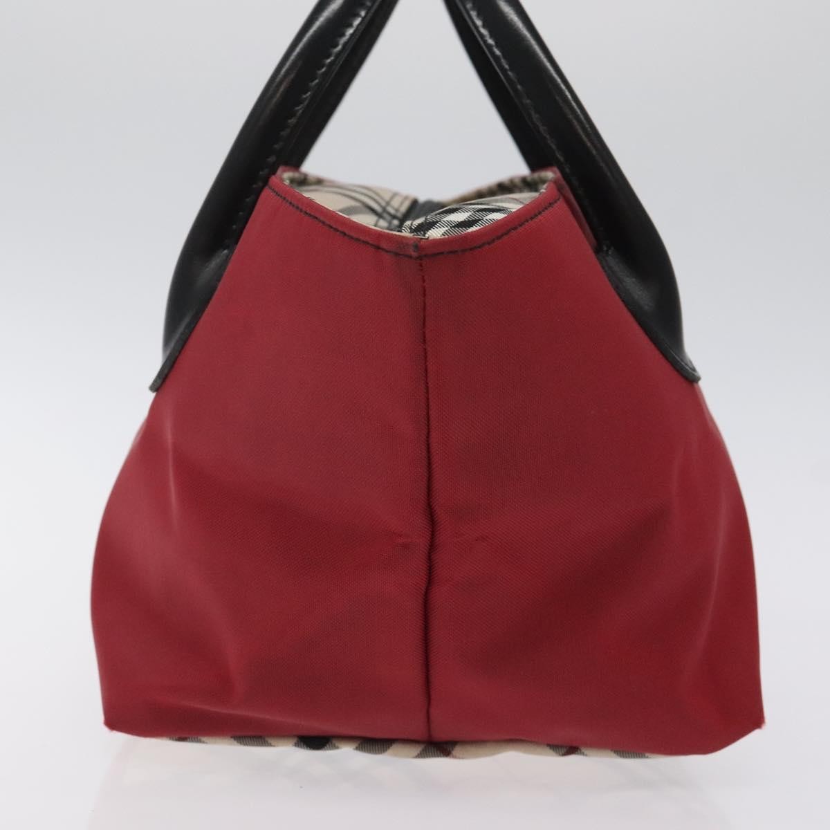 Burberry Nova Check Tote Nylon, RED, NYLON, Tote bag