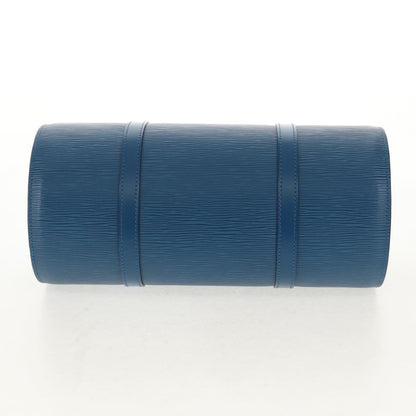 Louis Vuitton Soufflot Handbag Epi Leather, BLUE, LEATHER, Handbag