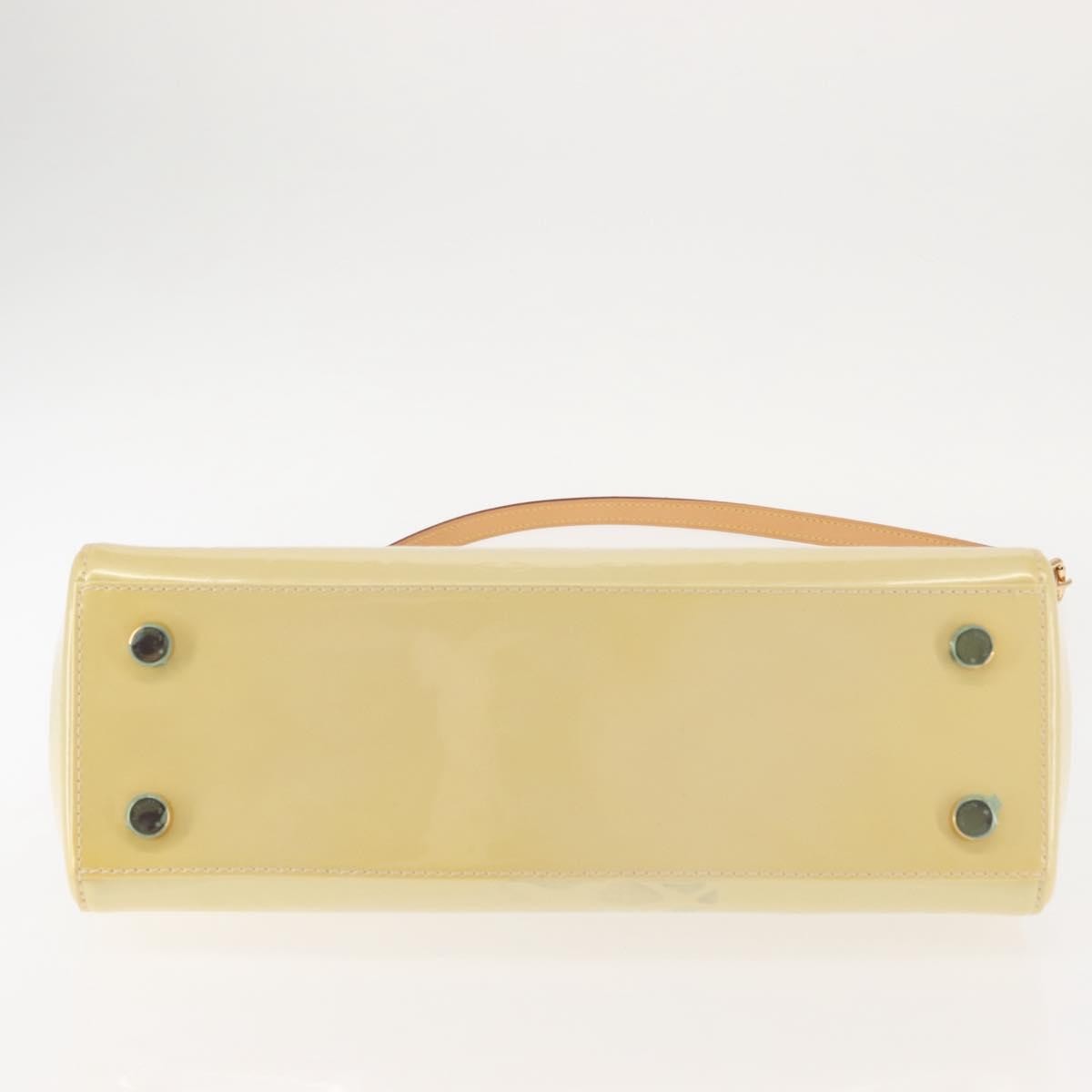 Louis Vuitton Brea Handbag Monogram Vernis, BEIGE, PATENT_LEATHER, Handbag