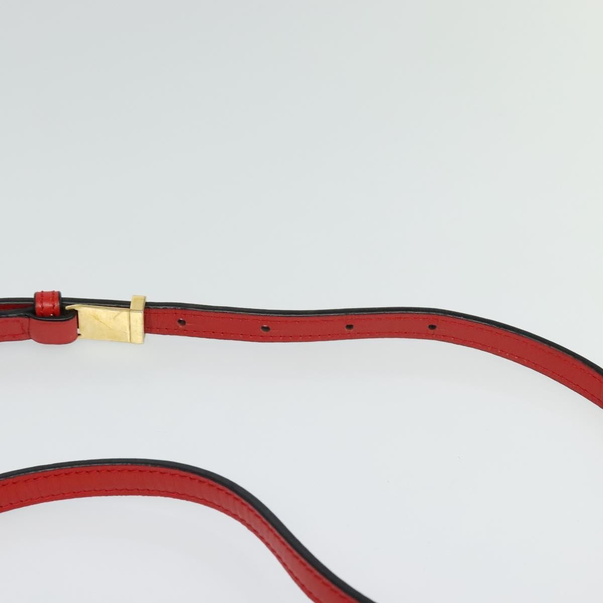 Loewe Barcelona Shoulder Bag Leather, RED, LEATHER, Shoulder bag