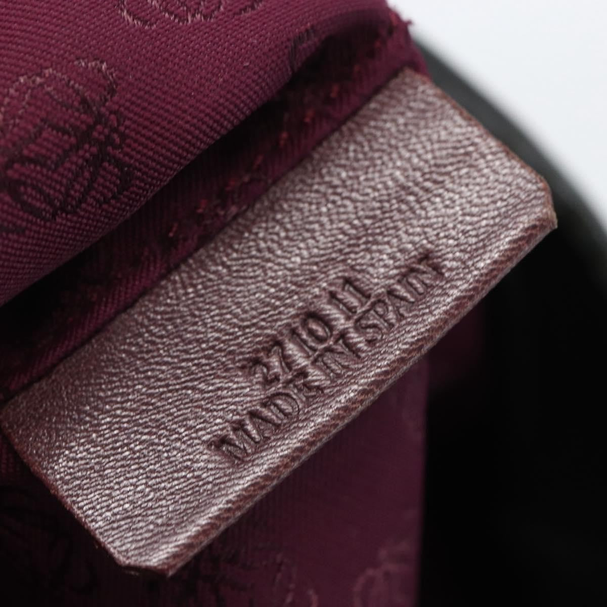 Loewe Anagram Tote Leather, BLACK, LEATHER, Tote bag