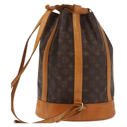 Louis Vuitton Randonnee Pochette Monogram Coated Canvas, BROWN, CANVAS, Shoulder bag