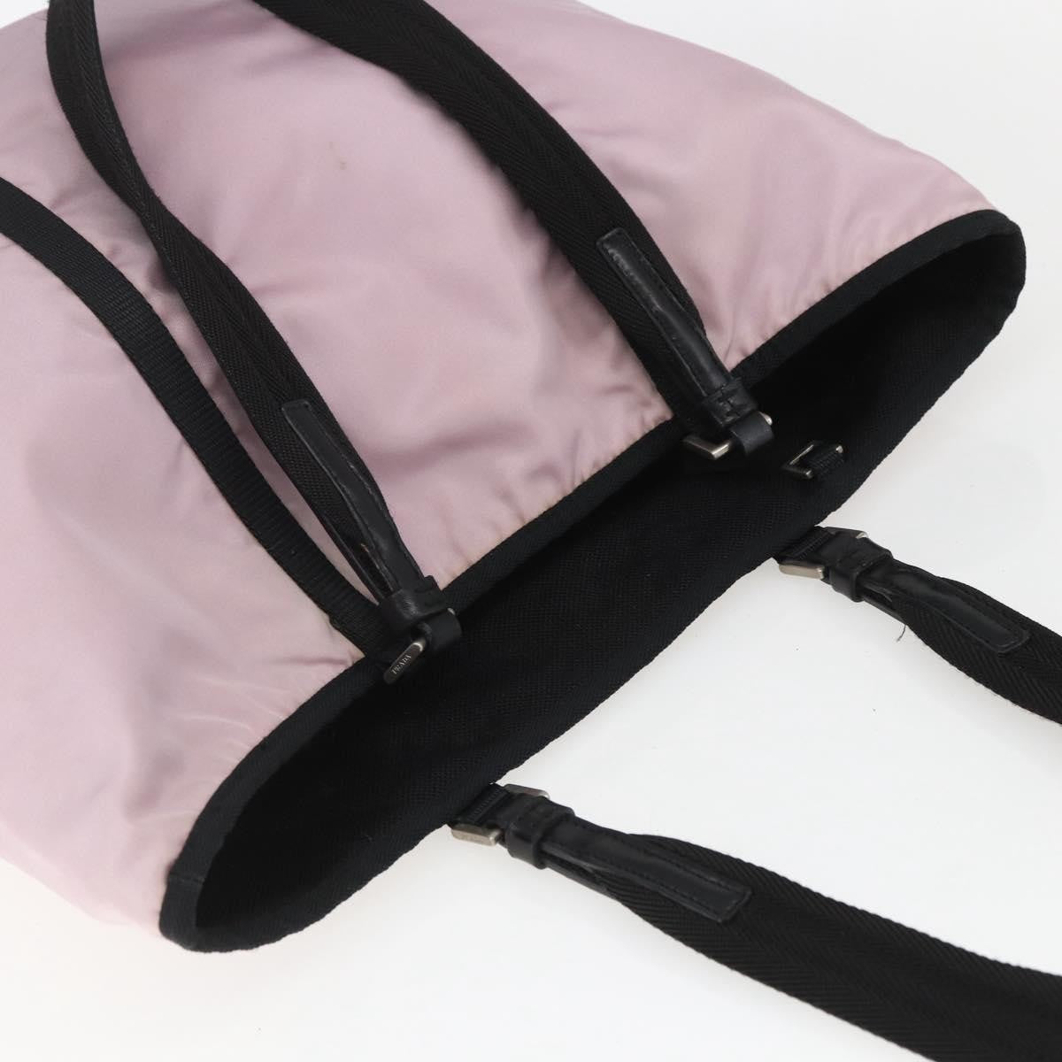 Prada Vintage Tote Tessuto, PINK, NYLON, Tote bag
