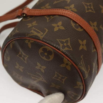 Louis Vuitton Papillon Handbag Monogram Canvas, BROWN, CANVAS, Handbag