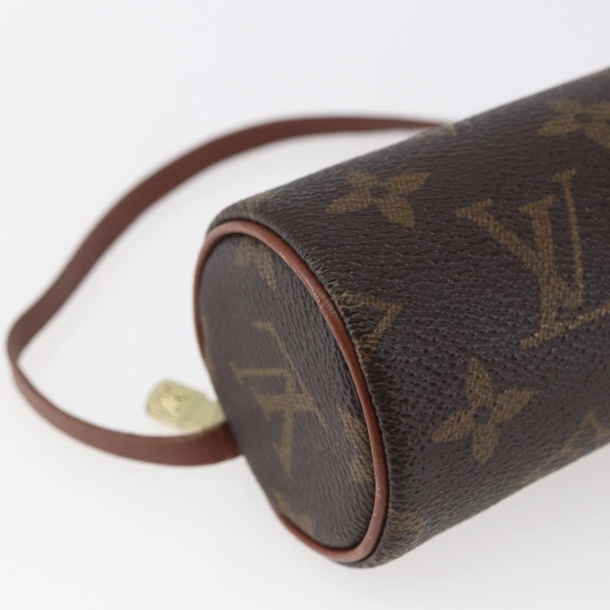 Louis Vuitton Papillon Pochette Monogram Canvas, BROWN, CANVAS, Clutche & pouche
