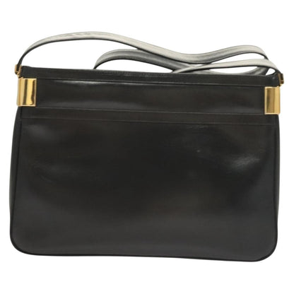 Gucci Vintage Shoulder Bag Leather, BLACK, LEATHER, Shoulder bag