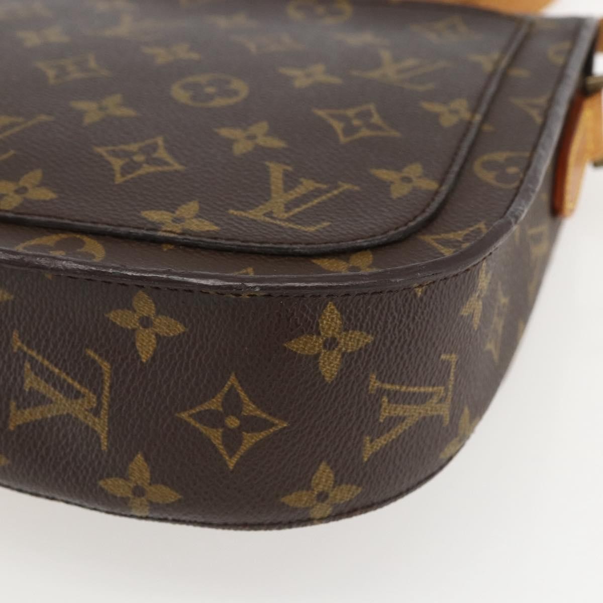 Louis Vuitton Saint Cloud Handbag Monogram Canvas, BROWN, CANVAS, Shoulder bag