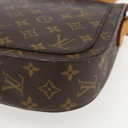 Louis Vuitton Saint Cloud Handbag Monogram Canvas, BROWN, CANVAS, Shoulder bag