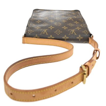 Louis Vuitton Musette Salsa Handbag Monogram Canvas, BROWN, CANVAS, Shoulder bag
