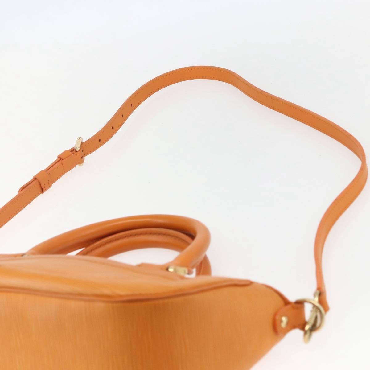 Louis Vuitton Danura Handbag Epi, ORANGE, LEATHER, Handbag