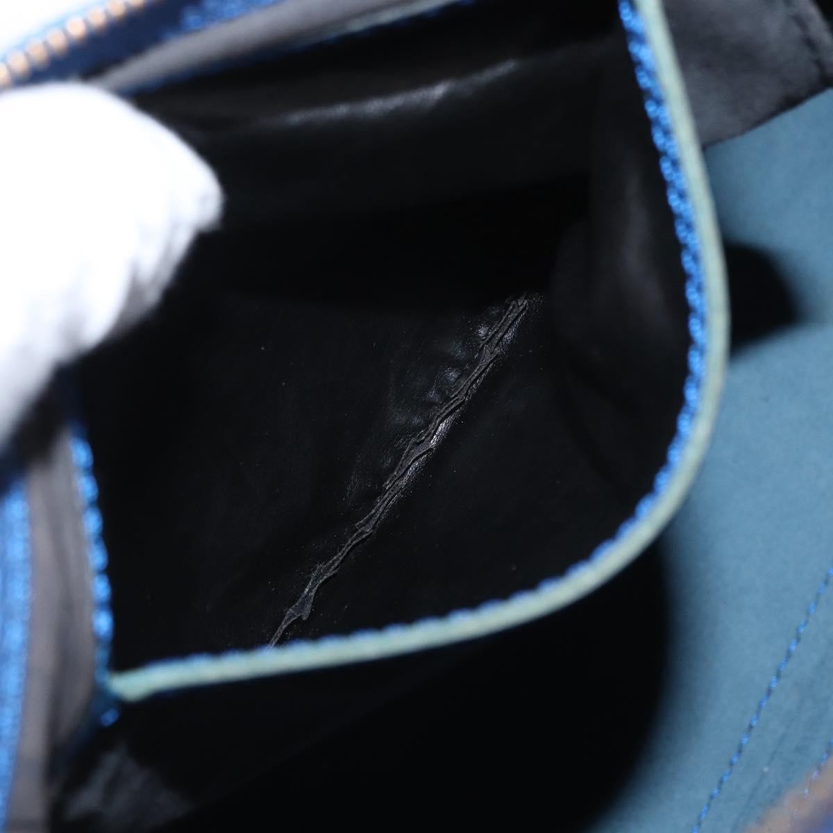 Louis Vuitton Speedy Handbag Epi Leather, BLUE, LEATHER, Handbag