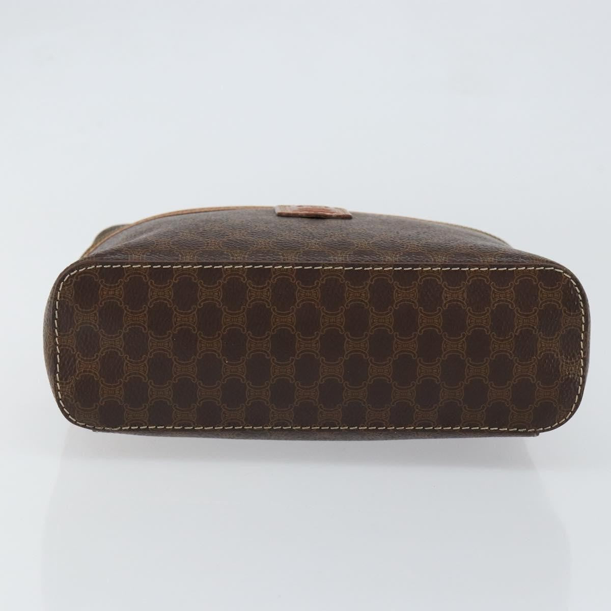 Celine Macadam Vanity Bag Canvas, BROWN, CANVAS, Clutche & pouche