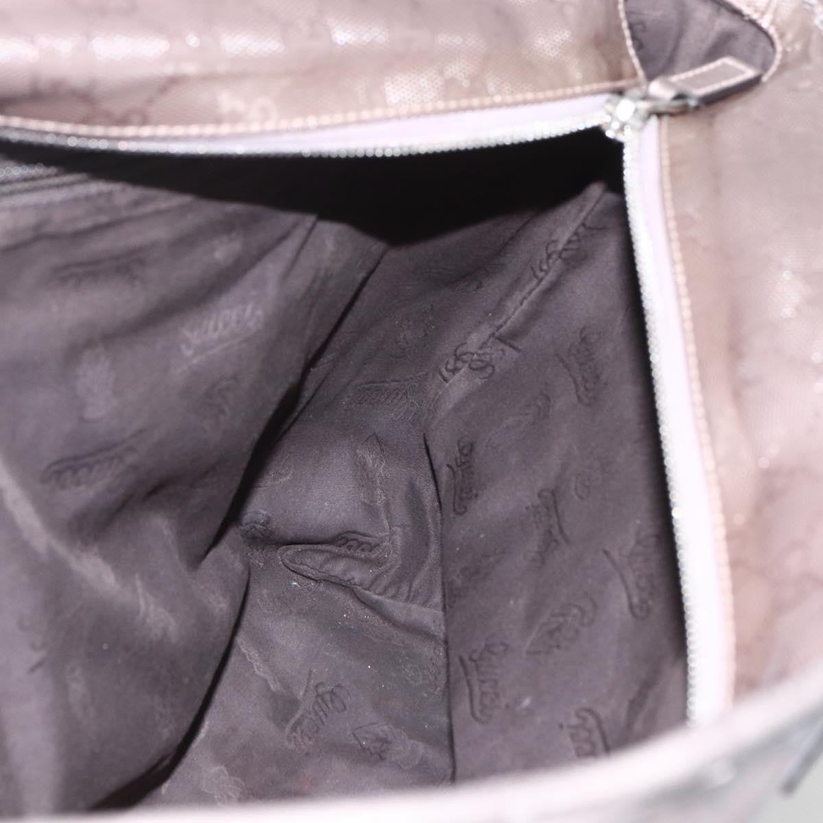 Gucci Plus Tote GG Imprime, SILVER, PVC, Tote bag