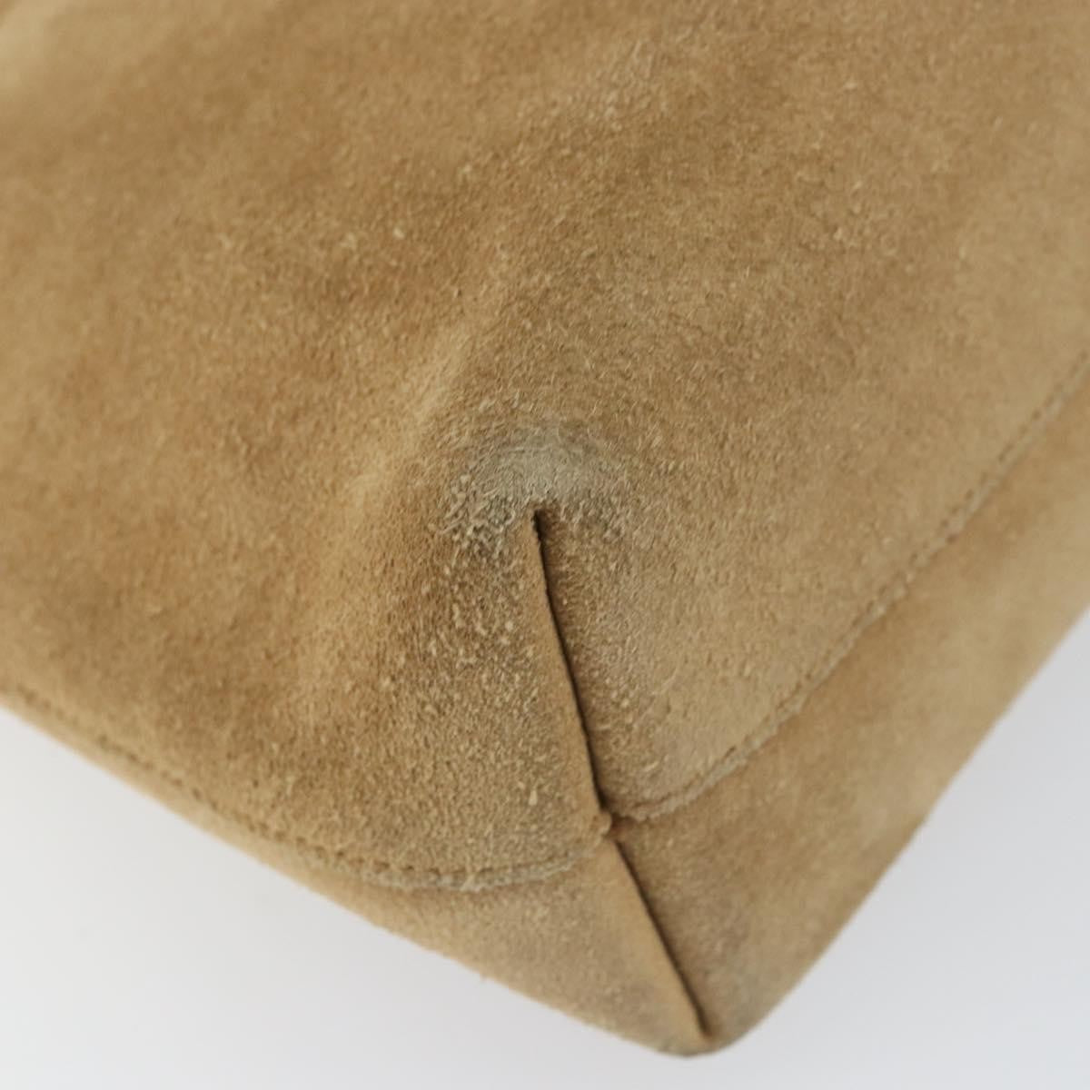 Gucci Vintage Handbag Suede, BEIGE, SUEDE, Handbag
