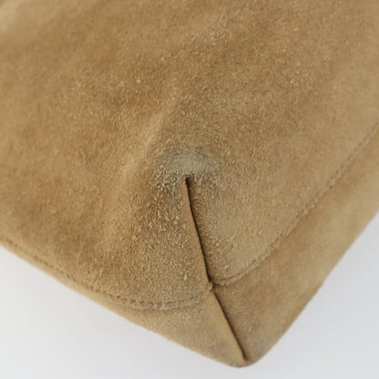 Gucci Vintage Handbag Suede, BEIGE, SUEDE, Handbag