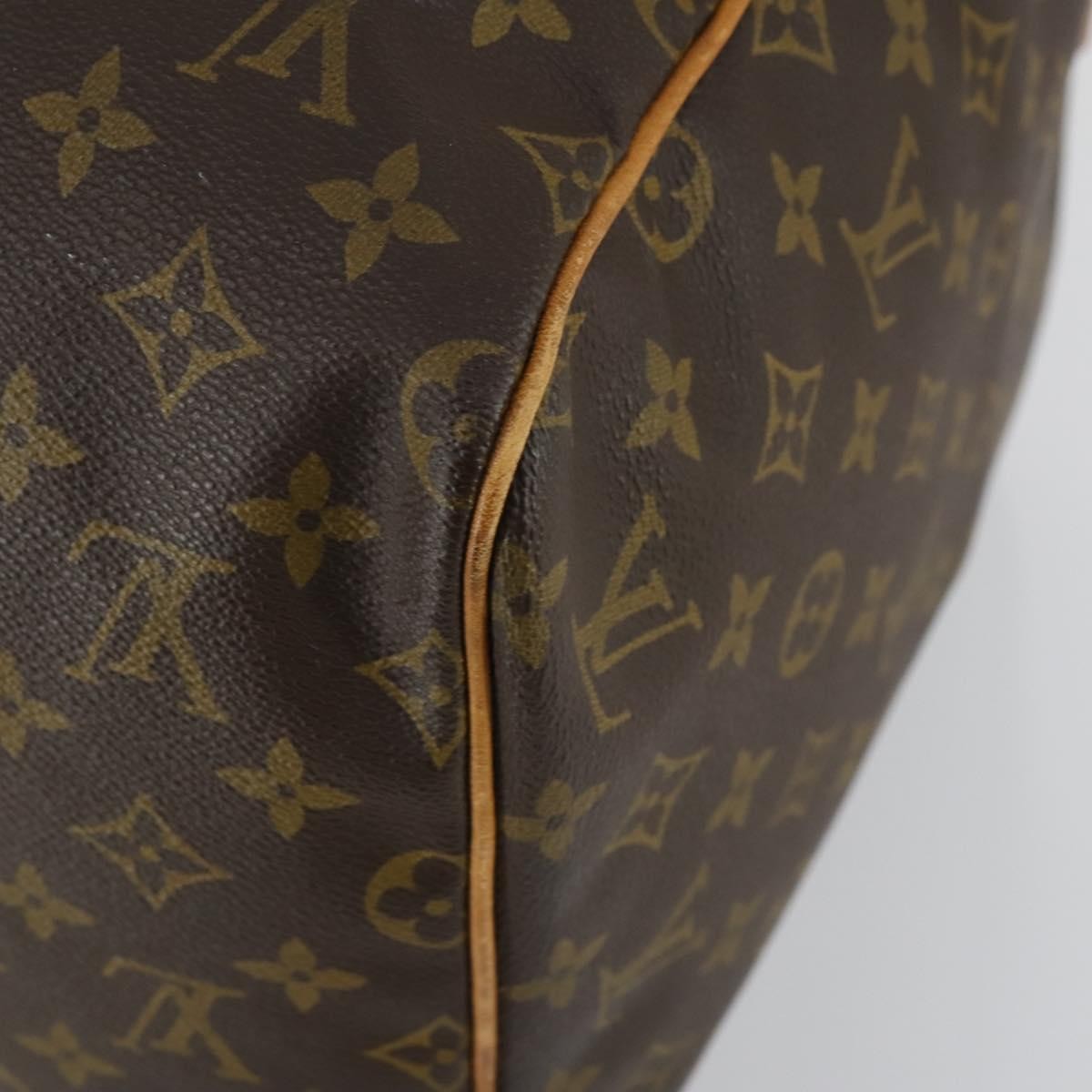 Louis Vuitton Sac Souple Handbag Monogram Canvas, BROWN, CANVAS, Travel bag