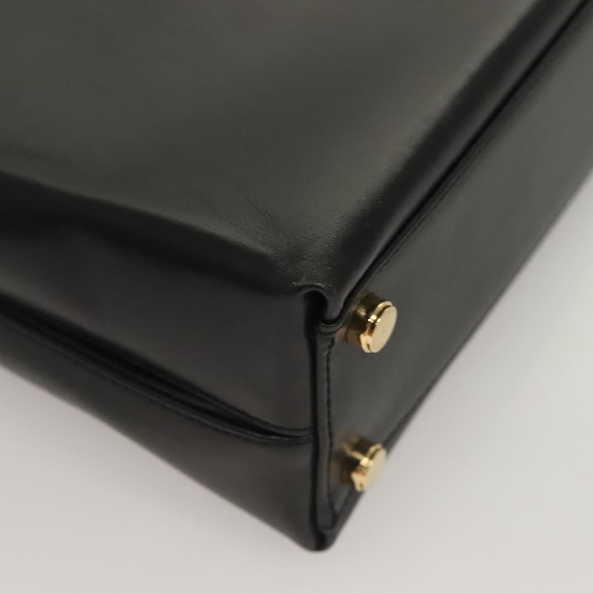 Salvatore Ferragamo Convertible Vara Bow Tote Leather, BLACK, LEATHER, Tote bag