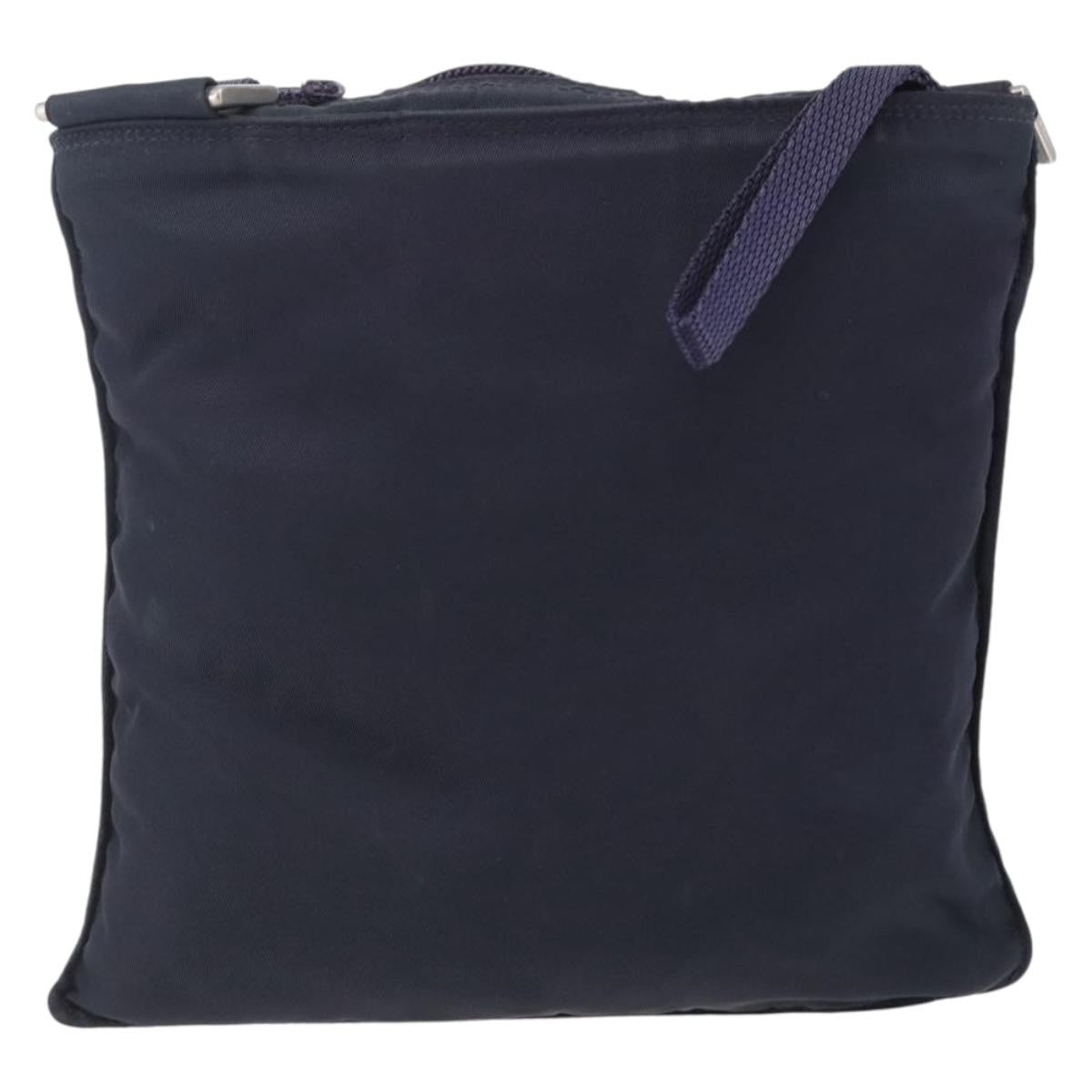 Prada Front Pocket Messenger Bag Tessuto, PURPLE, NYLON, Shoulder bag