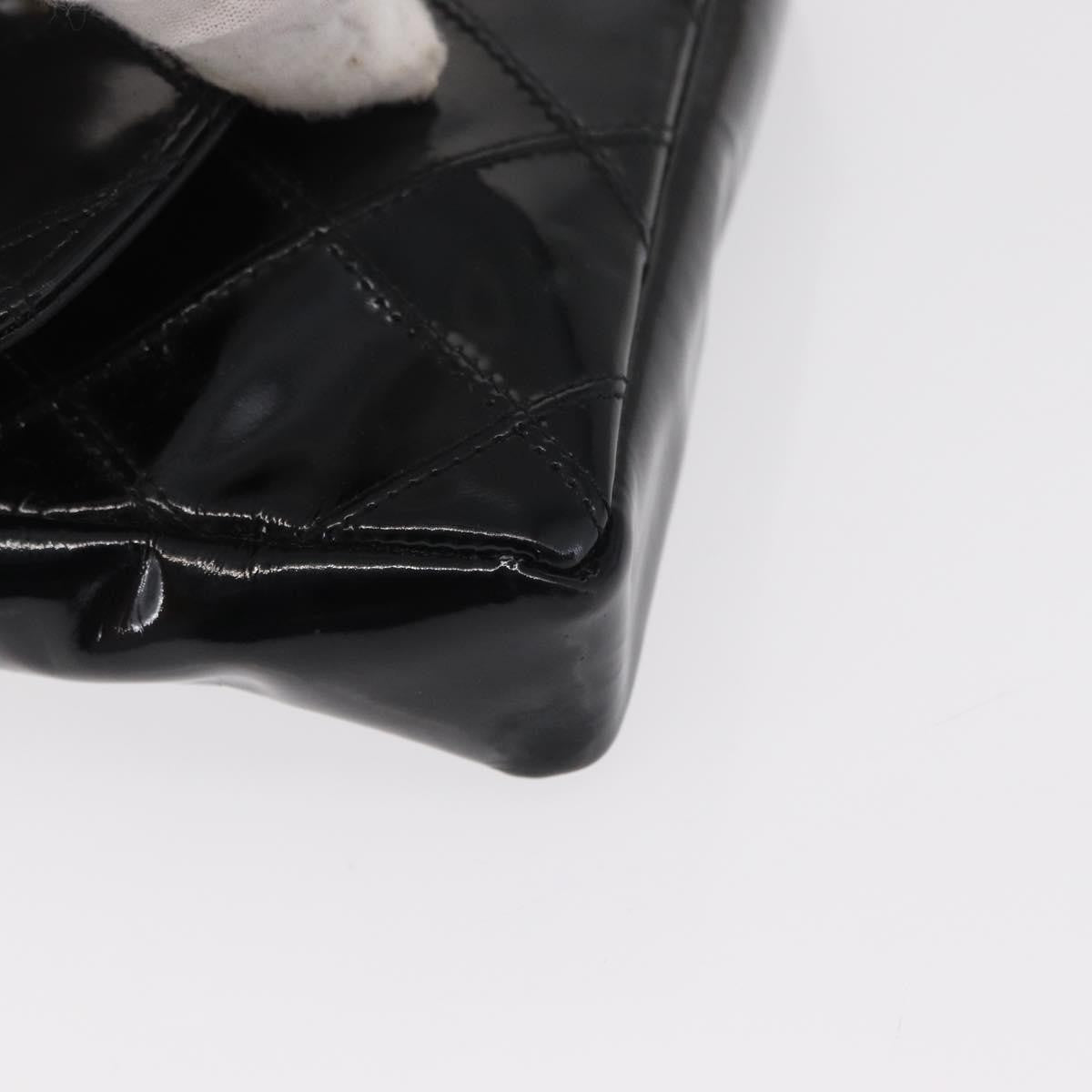 Chanel Vintage Flap Belt Bag Quilted Leather, BLACK, LEATHER, Clutche & pouche