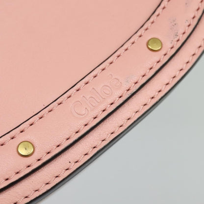 Chloe Nile Crossbody Bag Leather, Pink, Leather, Handbag