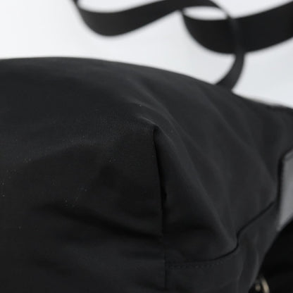 Prada Buckle Messenger Bag Tessuto, BLACK, NYLON, Shoulder bag