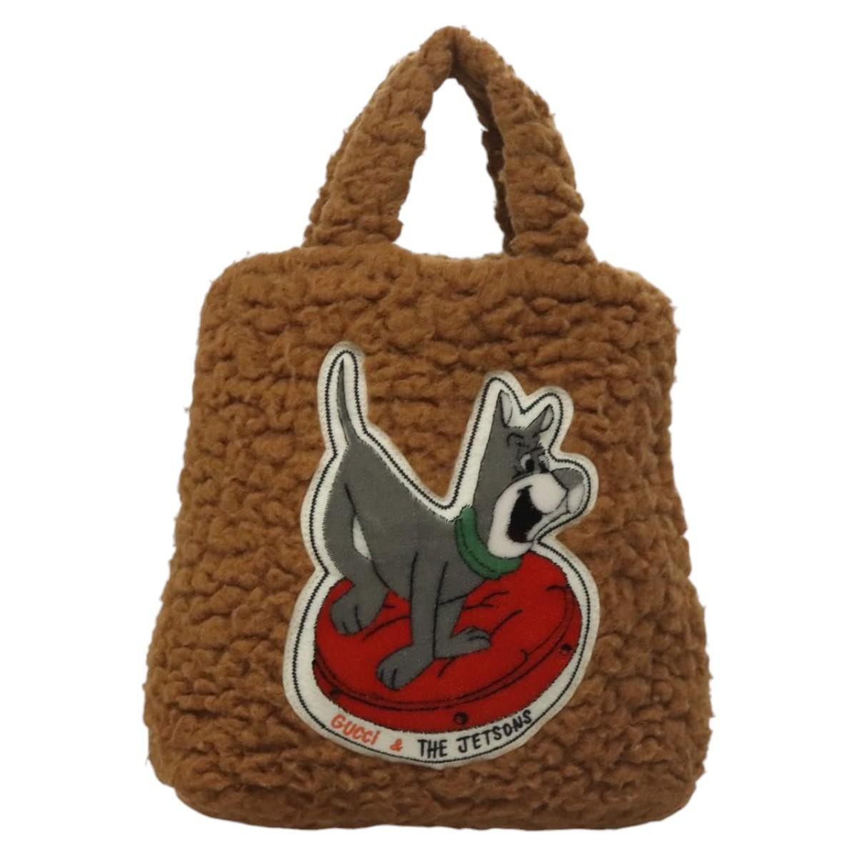 Gucci x The Jetsons Children's Tote Wool, BROWN, WOOL, Tote bag