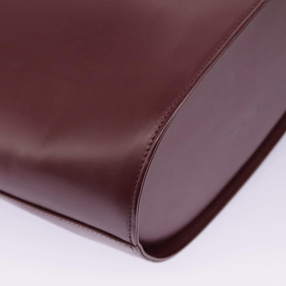 Burberry Shoulder Bag Leather, BURGUNDY, LEATHER, Shoulder bag