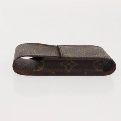 Louis Vuitton Etui Cigarette Case Monogram canvas, BROWN, CANVAS, Toiletry Case