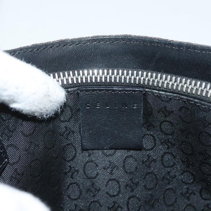 Celine C Macadam Handbag Canvas, BLACK, CANVAS, Handbag