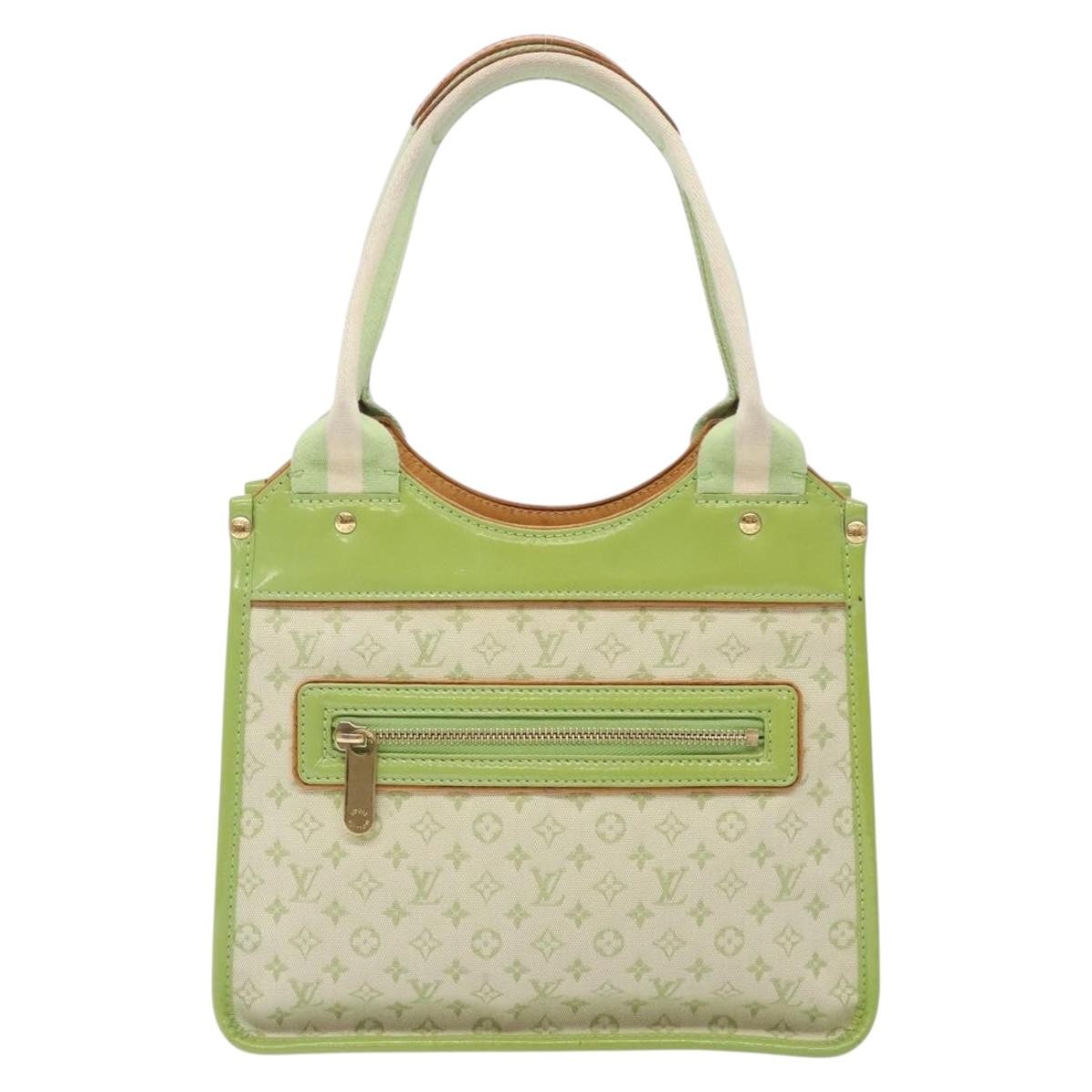 Louis Vuitton Kathleen Tote Mini Lin, GREEN, CANVAS, Tote bag