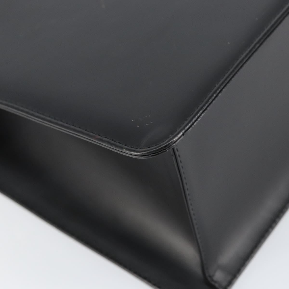 Burberry Vintage Handbag Leather, BLACK, LEATHER, Handbag