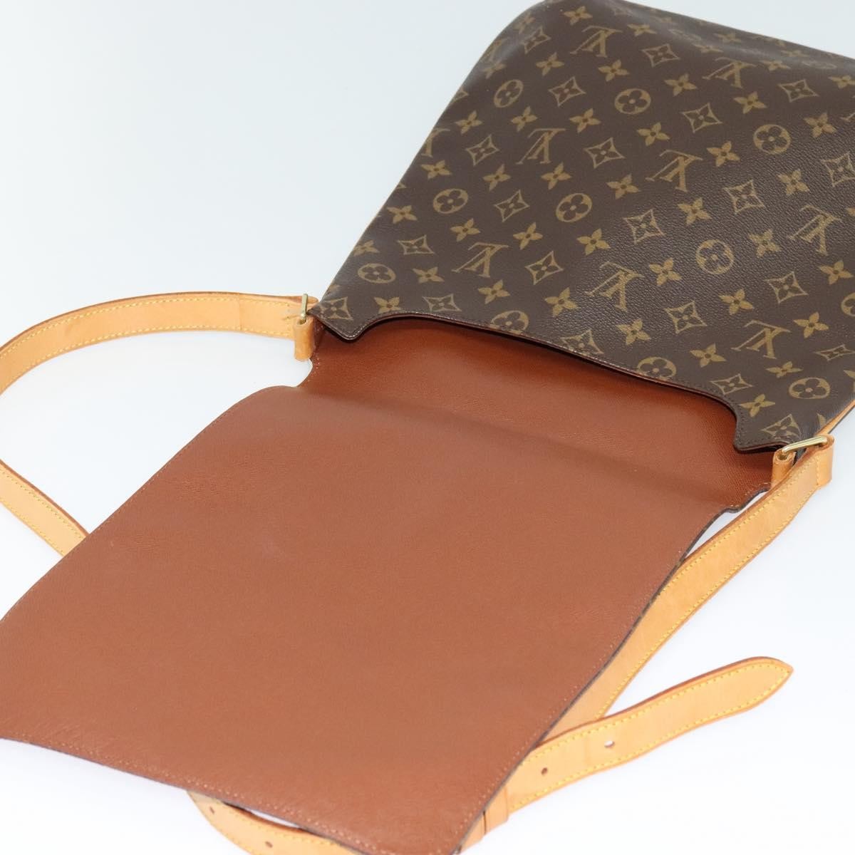 Louis Vuitton Musette Salsa Handbag Monogram Canvas, BROWN, CANVAS, Shoulder bag