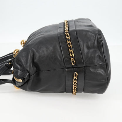 Chloe Vintage Tote bag Leather, BLACK, LEATHER, Tote bag