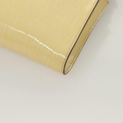 Salvatore Ferragamo Vala Shoulder Bag Patent Leather, YELLOW, PATENT_LEATHER, Shoulder bag