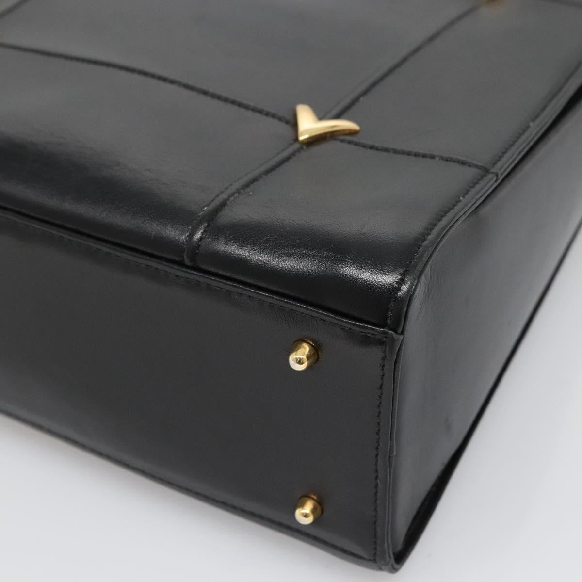 Valentino Garavani Vintage shoulder bag Leather, BLACK, LEATHER, Shoulder bag