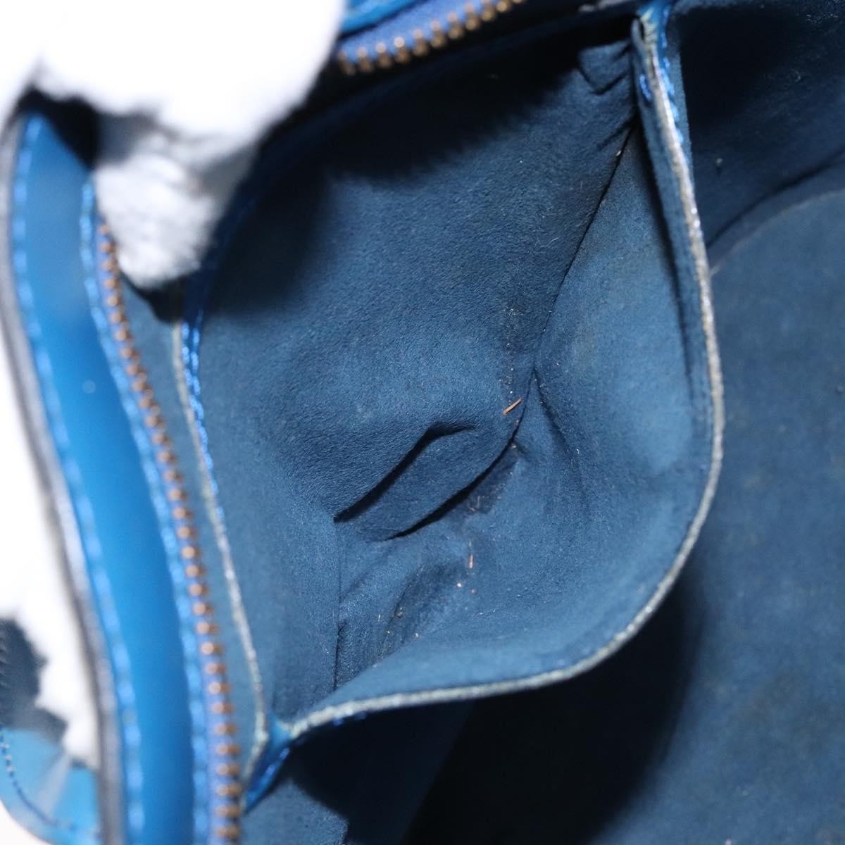 Louis Vuitton Saint Jacques Handbag Epi Leather, BLUE, LEATHER, Shoulder bag