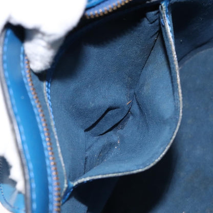 Louis Vuitton Saint Jacques Handbag Epi Leather, BLUE, LEATHER, Shoulder bag