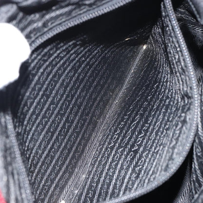 Prada Zip Around Tote Tessuto, RED, NYLON, Shoulder bag