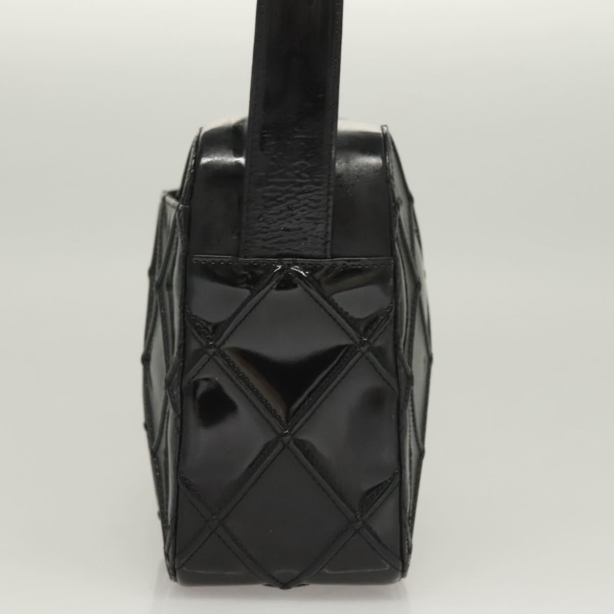Chanel Vintage Shoulder Bag Patent leather, BLACK, PATENT_LEATHER, Shoulder bag