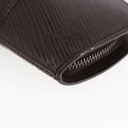 Louis Vuitton Demi Lune Coin Purse Epi Leather, BROWN, LEATHER, Wallets