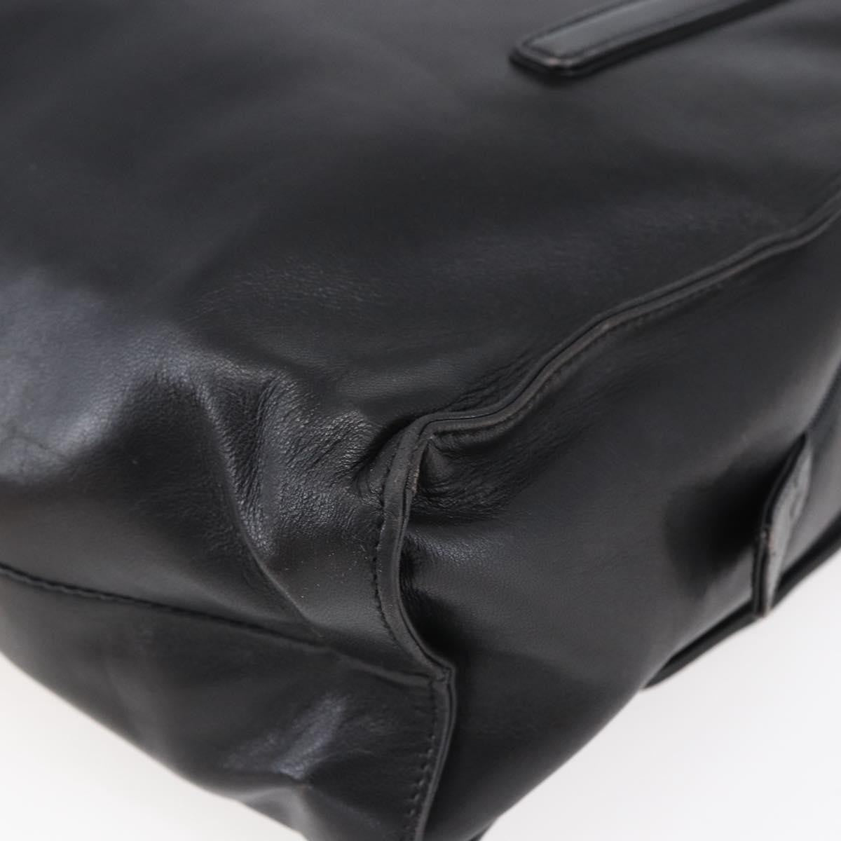 Prada Vintage Shoulder Bag Leather, BLACK, LEATHER, Shoulder bag