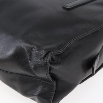 Prada Vintage Shoulder Bag Leather, BLACK, LEATHER, Shoulder bag