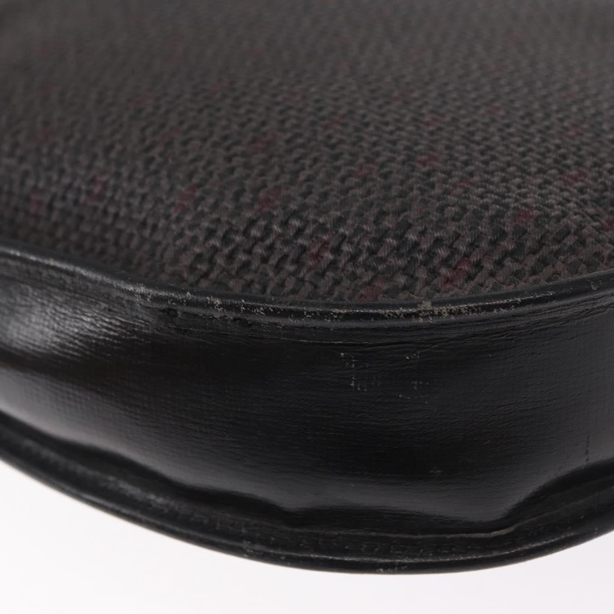 Saint Laurent Vintage Shoulder Bag Canvas, BLACK, CANVAS, Shoulder bag