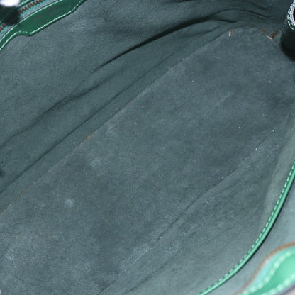 Louis Vuitton Lussac Handbag Epi Leather, GREEN, LEATHER, Handbag