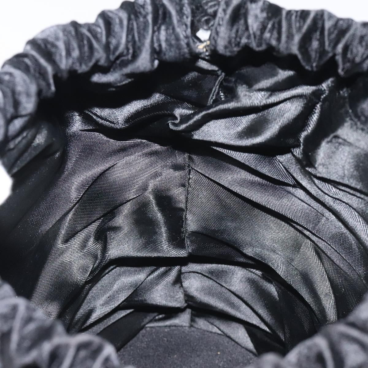 Fendi Vintage shoulderbag Satin, BLACK, SATIN, Shoulder bag